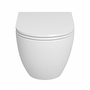 Унитаз Corpa Nera Bosso CN40104 приставной цвет Белый с сиденьем Микролифт-2