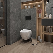 Унитаз Corpa Nera Bosso S CN40112 подвесной цвет Белый с сиденьем Микролифт-5