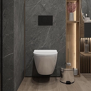 Унитаз Corpa Nera Bosso S CN40112 подвесной цвет Белый с сиденьем Микролифт-7