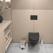 Унитаз Corpa Nera Bosso CN40114 подвесной цвет Черный матовый с сиденьем Микролифт-7