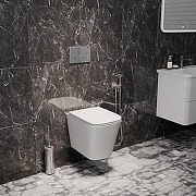 Унитаз Corpa Nera Grossi CN40302 подвесной цвет Белый с сиденьем Микролифт-5