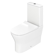 Унитаз компакт Corpa Nera Paganini CN40801 цвет Белый с бачком и сиденьем Микролифт-1