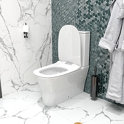 Унитаз компакт Corpa Nera Paganini CN40801 цвет Белый с бачком и сиденьем Микролифт-6