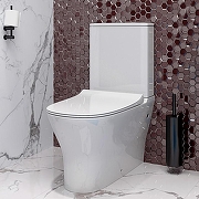 Унитаз компакт Corpa Nera Paganini CN40801 цвет Белый с бачком и сиденьем Микролифт-7