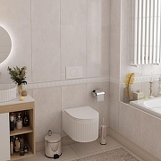 Унитаз Corpa Nera Russo CN42101 подвесной цвет Белый с сиденьем Микролифт-4