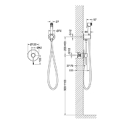 Гигиенический душ со смесителем Timo Saona 2389/20SM цвет Золото шлифованное-1