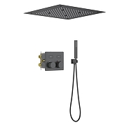 Душевая система Timo Petruma SX-5209/03SM с термостатом цвет Черный матовый