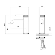 Смеситель для раковины Timo Saona 2461/17F цвет Золото матовое-1