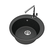 Кухонная мойка Maretti Kitchen MR475-BL цвет Черный-1