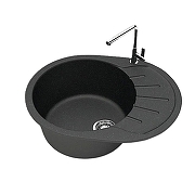 Кухонная мойка Maretti Kitchen MR575-BL цвет Черный-1