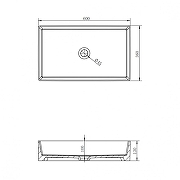 Раковина-чаша Abber Rechteck 60 AC2220MK цвет Хаки матовый-4