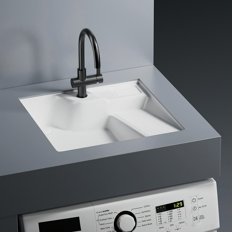 Раковина Abber Rechteck 54,5 AC2224R на стиральную машину 