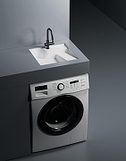 Раковина Abber Rechteck 54,5 AC2224R на стиральную машину цвет Белый-2