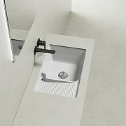 Раковина Abber Rechteck 54 AC2225L на стиральную машину цвет Белый-2