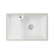 Раковина Abber Rechteck 64 AC2226L на стиральную машину цвет Белый-1