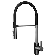 Смеситель для кухни Paulmark Halt Ha214021-GM цвет Вороненая сталь