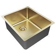 Кухонная мойка Paulmark Vista 38 PM904438-LG цвет Светлое золото-1