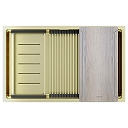 Кухонная мойка Paulmark Next-Multi Sink 74 Uni PM787445-LG цвет Светлое золото