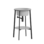 Консоль с раковиной Abber Bequem 50 AC2130 цвет Белый-1