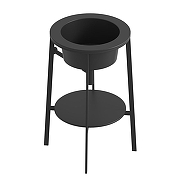 Консоль с раковиной Abber Bequem 50 AC2130MB цвет Черный матовый-2