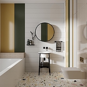 Консоль с раковиной Abber Bequem 50 AC2130MW цвет Белый матовый-4