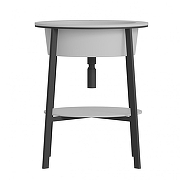 Консоль с раковиной Abber Bequem 70 AC2131MW цвет Белый матовый-1