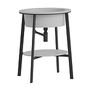 Консоль с раковиной Abber Bequem 70 AC2131MW цвет Белый матовый-2