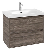 Тумба под раковину Villeroy&Boch Skyla 77 C79600RK подвесная цвет Темное дерево