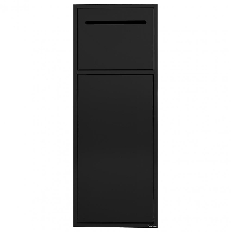 Скрытая настенная ниша Abber Nischen AN3008MB с корзиной и бумагодержателем 