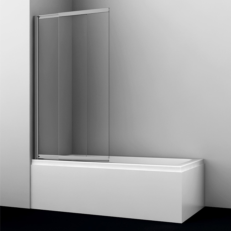 Шторка на ванну WasserKRAFT Tauber 100 64S02-100WS 