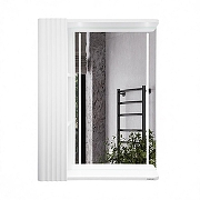 Зеркало со шкафом Comforty Ангара 60 00-00020667 с подсветкой цвет Белый матовый