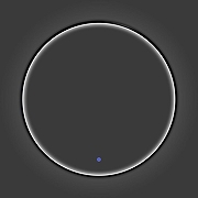 Зеркало Comforty Вега 75 00-00020727 с подсветкой цвет Черный матовый с сенсорным выключателем и диммером-2