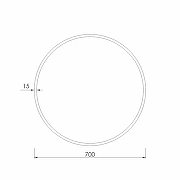 Зеркало Dreja Miro 70 99.2043 цвет Золото-4