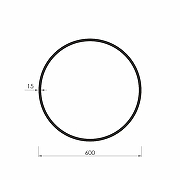 Зеркало Dreja Miro 60 99.2041 цвет Черный-4