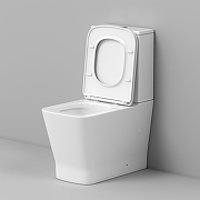 Унитаз компакт Grossman GR-4490SQ цвет Белый глянцевый с бачком и сиденьем Микролифт-7