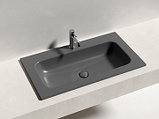 Мебельная раковина Ceramicanova Grace 80 CN7012MDH цвет Антрацит темный матовый-3
