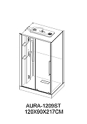 Душевая кабина Esbano ESO-AURA-1209ST 120x80 ESKOAU1209-ST без гидромассажа-1