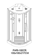 Душевая кабина Esbano ESO-PARI-100CR 100x100 ESKOPA100CR-ST без гидромассажа-1