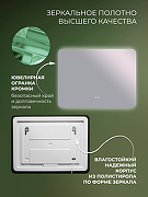 Зеркало Дабл-Ю Бангкок Классик 80х60 BNK80X60K с подсветкой прямоугольное, c сенсорным выключателем, диммером-1
