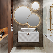 Тумба под раковину Runo Андорра 70 00-00004644 цвет Белый-4