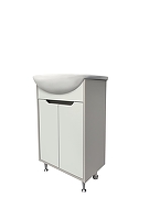 Тумба под раковину Runo Эконова 50 00-00004652 цвет Белый-2