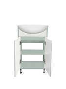 Тумба под раковину Runo Эконова 50 00-00004656 цвет Белый-3