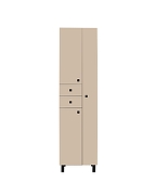 Шкаф пенал Runo Эконом 50 00-00004888 цвет Какао