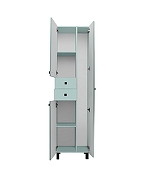 Шкаф пенал Runo Эконом 50 00-00004890 цвет Бирюзовый-2