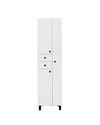 Шкаф пенал Runo Эконом 50 00-00004892 цвет Белый