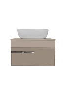 Тумба под раковину Runo Вудлайн 65 00-00004899 цвет Белый