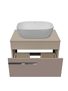 Тумба под раковину Runo Вудлайн 65 00-00004899 цвет Белый-3