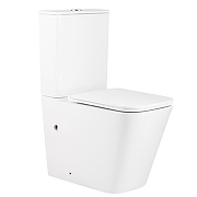 Унитаз компакт Art&Max Techno AM6003CPRVTSC цвет Белый с бачком и сиденьем Микролифт