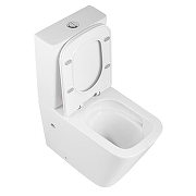 Унитаз компакт Art&Max Techno AM6003CPRVTSC цвет Белый с бачком и сиденьем Микролифт-3