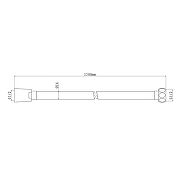 Душевой шланг Olive's F0404 1,5 цвет Хром-1